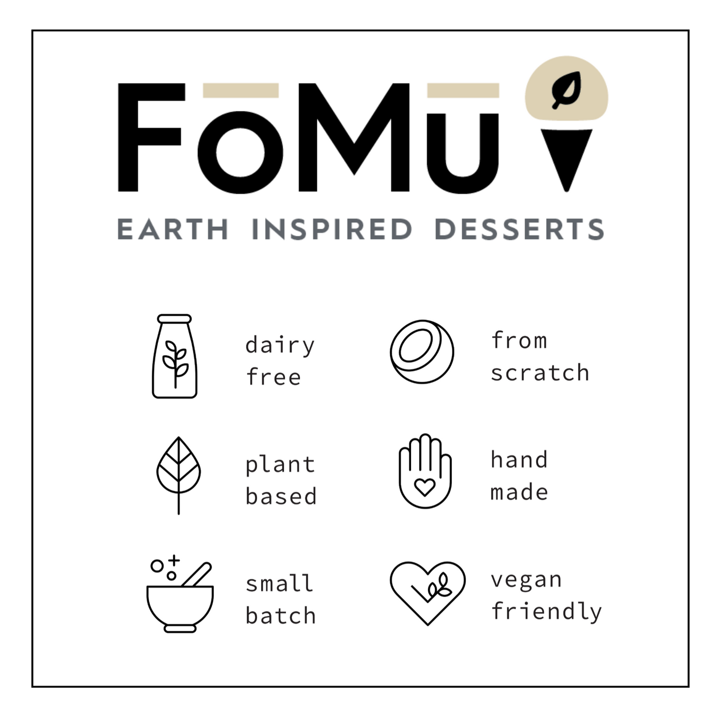 FoMu Dairy-Free Ice Cream